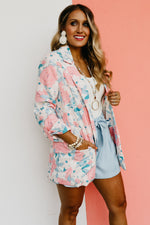 The Kayleigh Floral Print Blazer - FINAL SALE