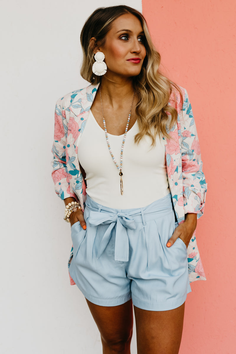 The Kayleigh Floral Print Blazer - FINAL SALE