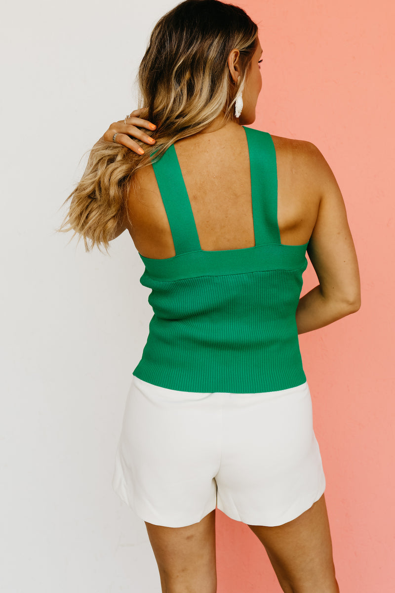 The Gerardo Ribbed Sweater Tank Top - FINAL SALE