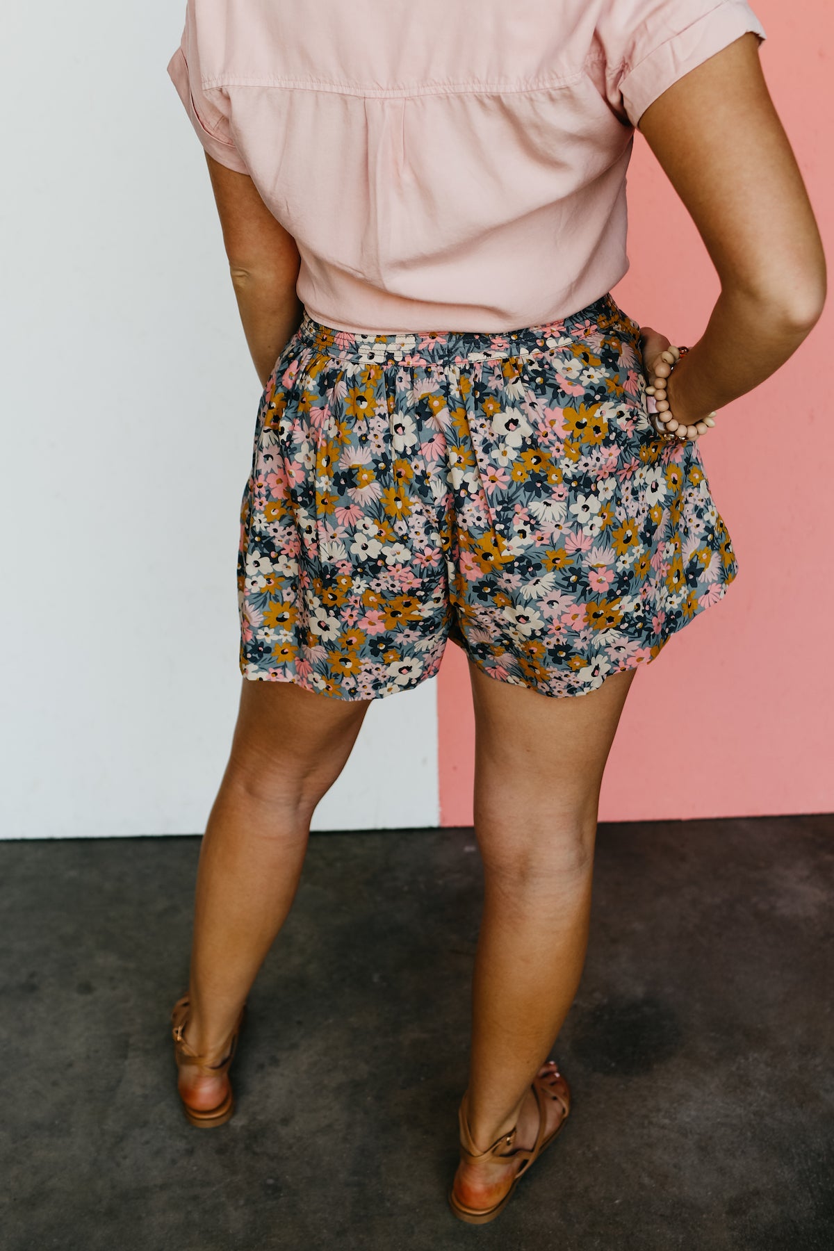 The Skye Floral Belted Balloon Shorts - FINAL SALE