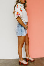 Vervet Denim | The Cortney Stretch Mom Denim Shorts