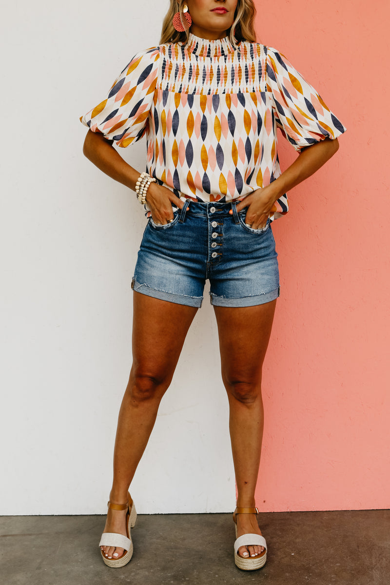 Vervet Denim | The Cortney Stretch Mom Denim Shorts