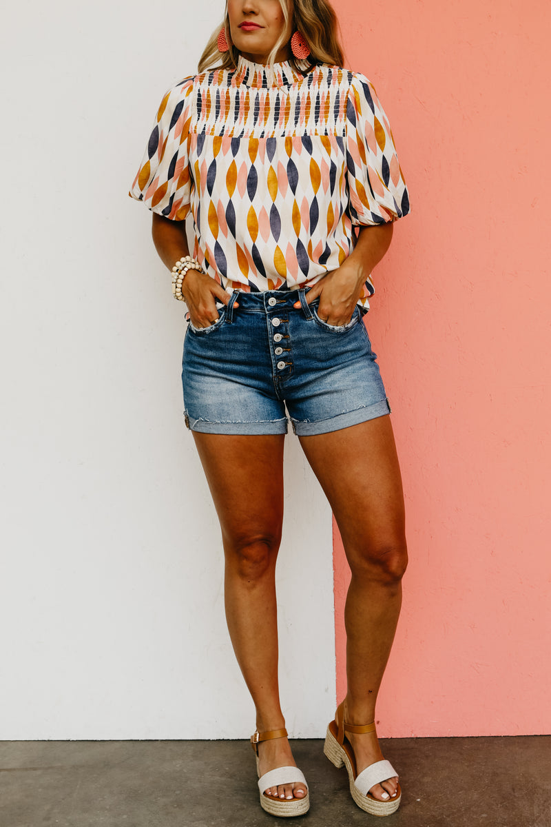 Vervet Denim | The Cortney Stretch Mom Denim Shorts
