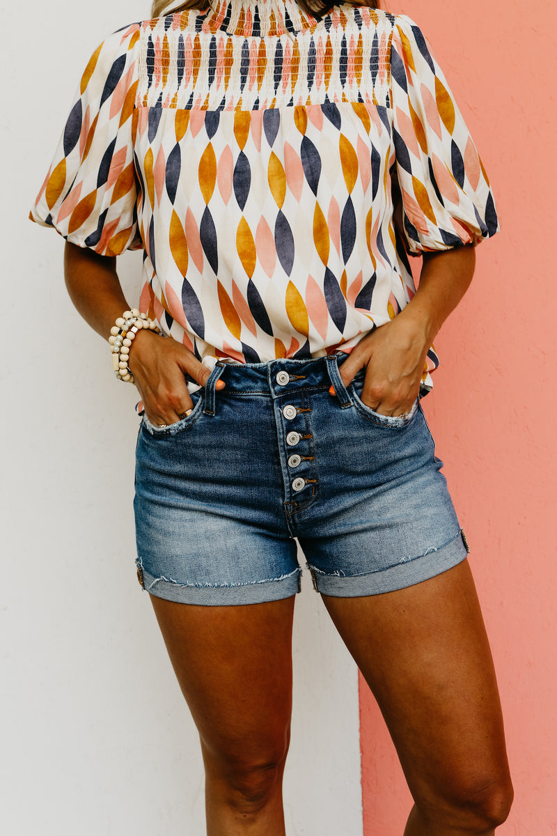 Vervet Denim | The Cortney Stretch Mom Denim Shorts
