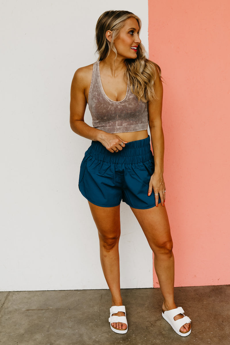 The Kyleigh Racerback Crop Tank Top