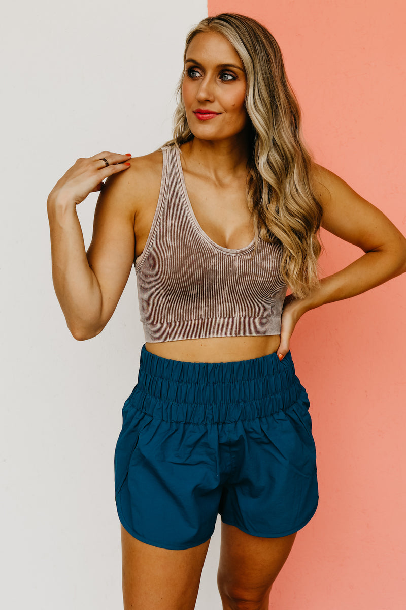 The Kyleigh Racerback Crop Tank Top