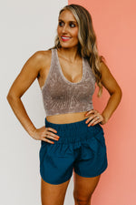 The Kyleigh Racerback Crop Tank Top