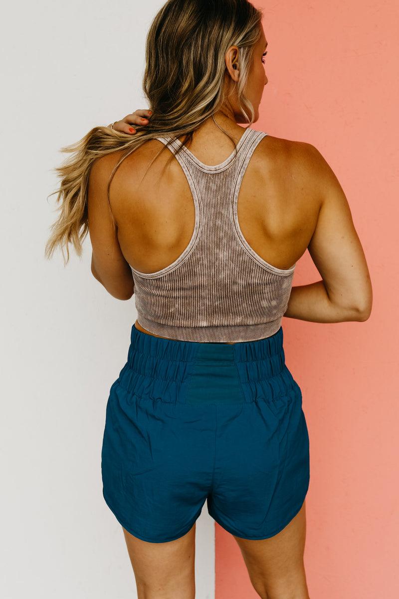 The Kyleigh Racerback Crop Tank Top