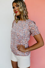 The Mack Floral Cinched Sleeve Blouse - FINAL SALE
