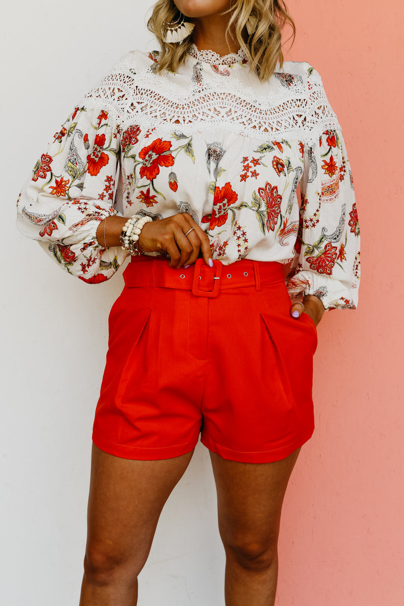 The Maryam Belted Shorts - FINAL SALE