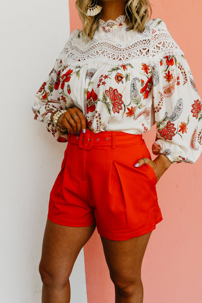 The Maryam Belted Shorts - FINAL SALE