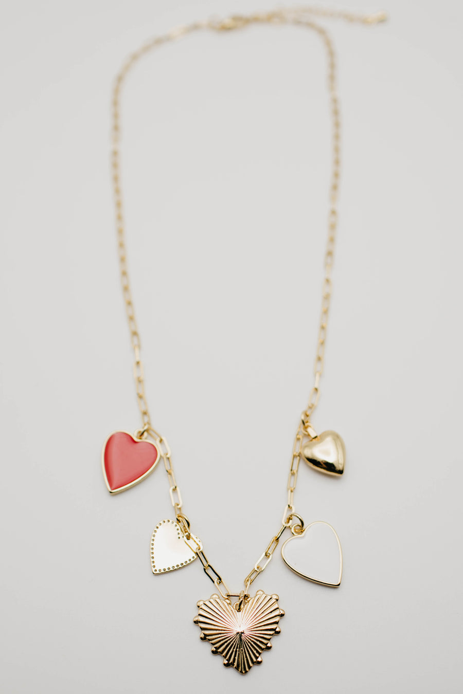 The Xara Heart Charm Necklace