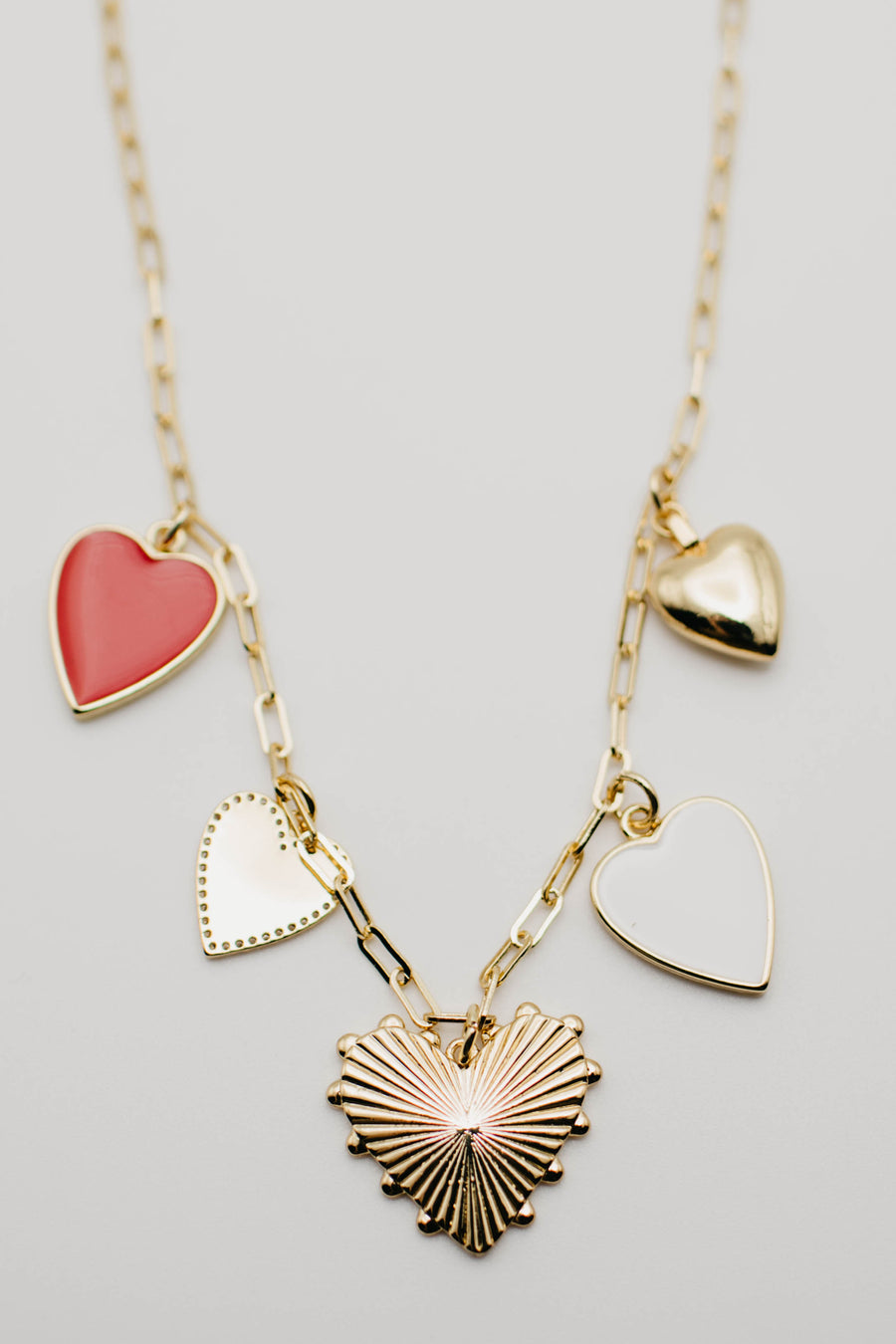 The Xara Heart Charm Necklace