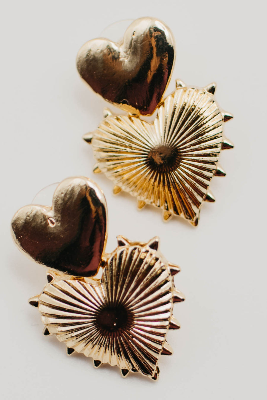 The Karlie Heart Drop Earring