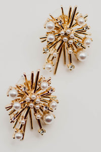 The Shirley Rhinestone Cluster Earring