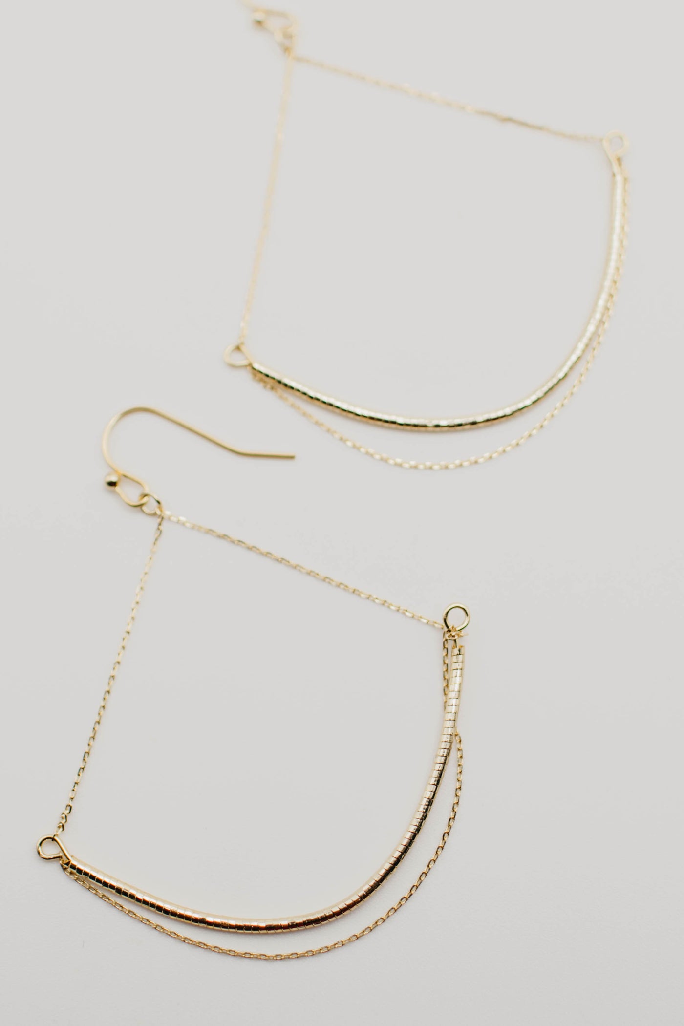 The Lettie Curved Bar Earring