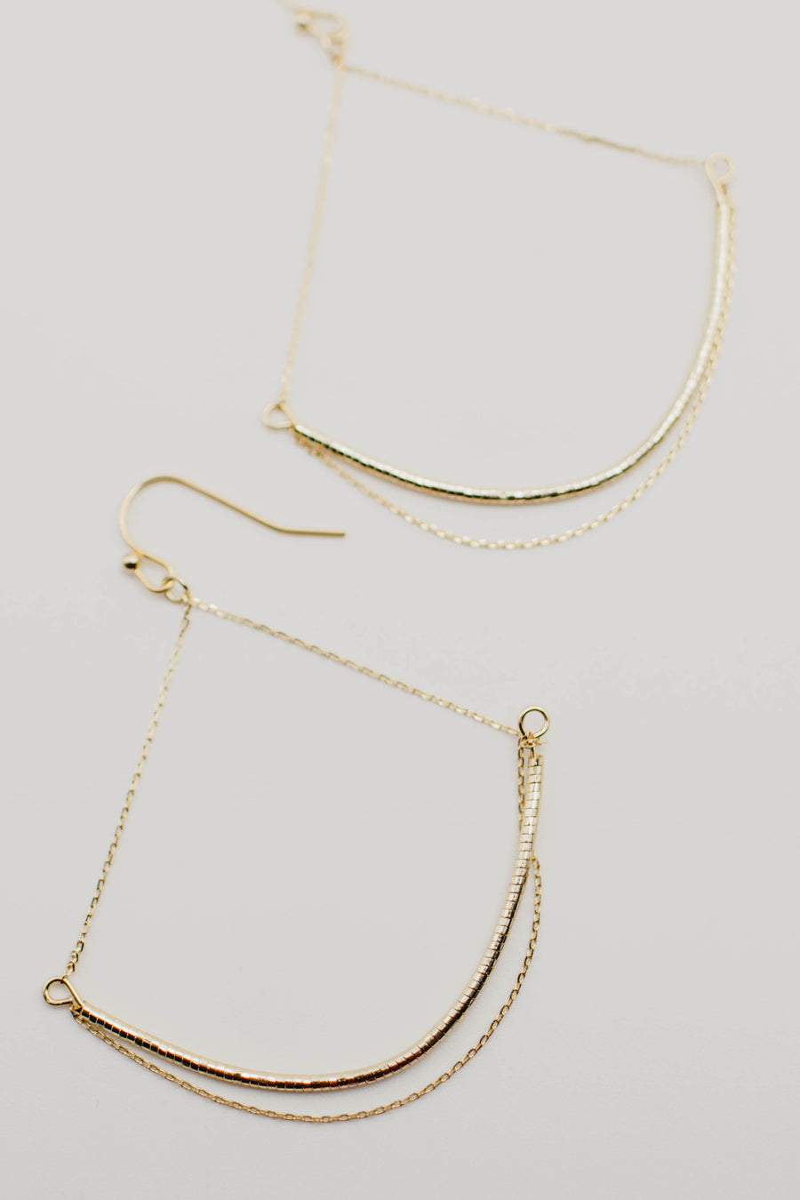 The Lettie Curved Bar Earring