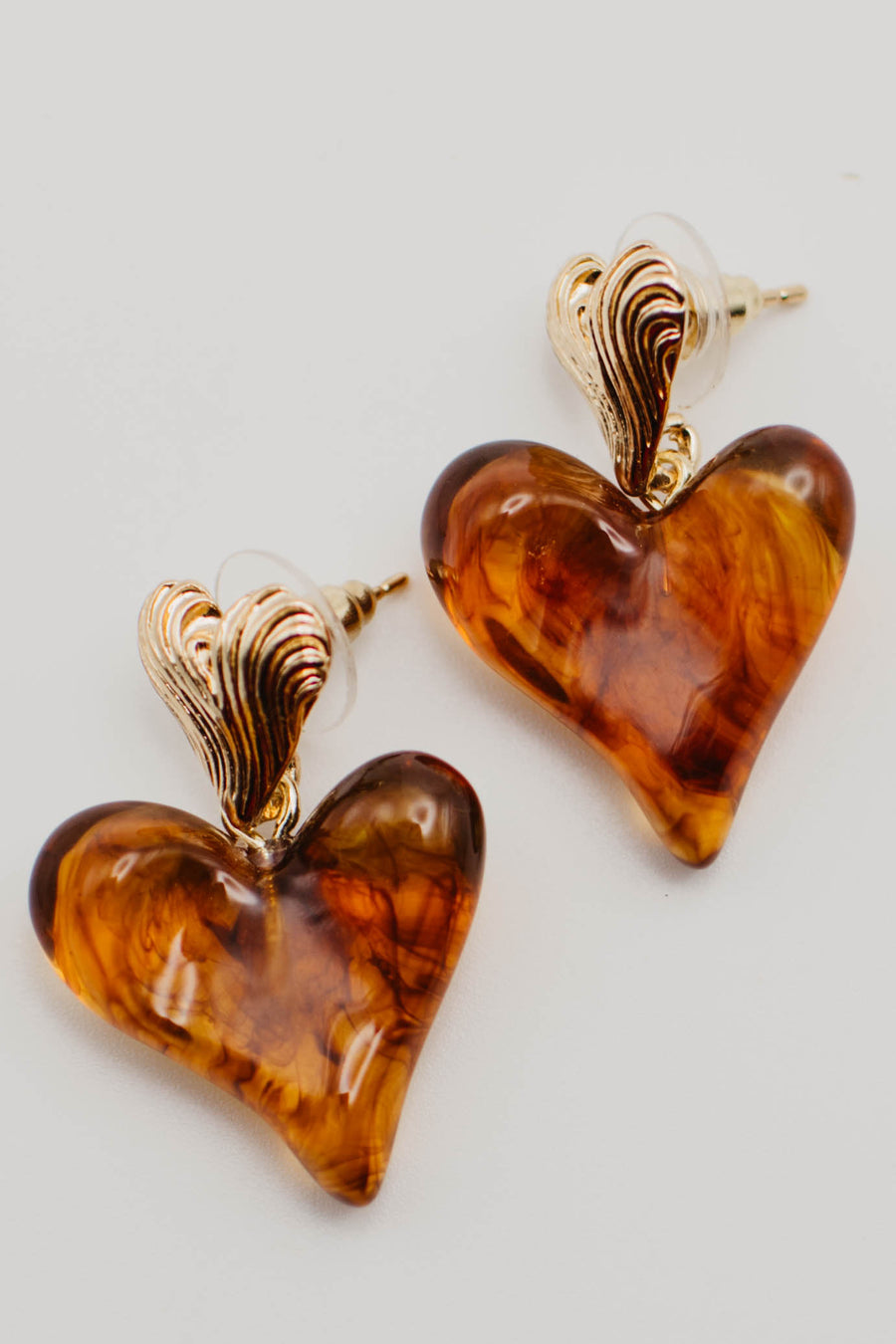 The Mason Heart Earring
