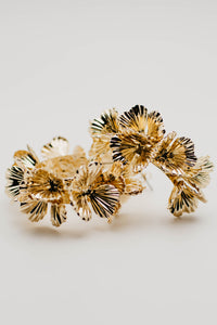 The Emersyn Floral Hoop Earring