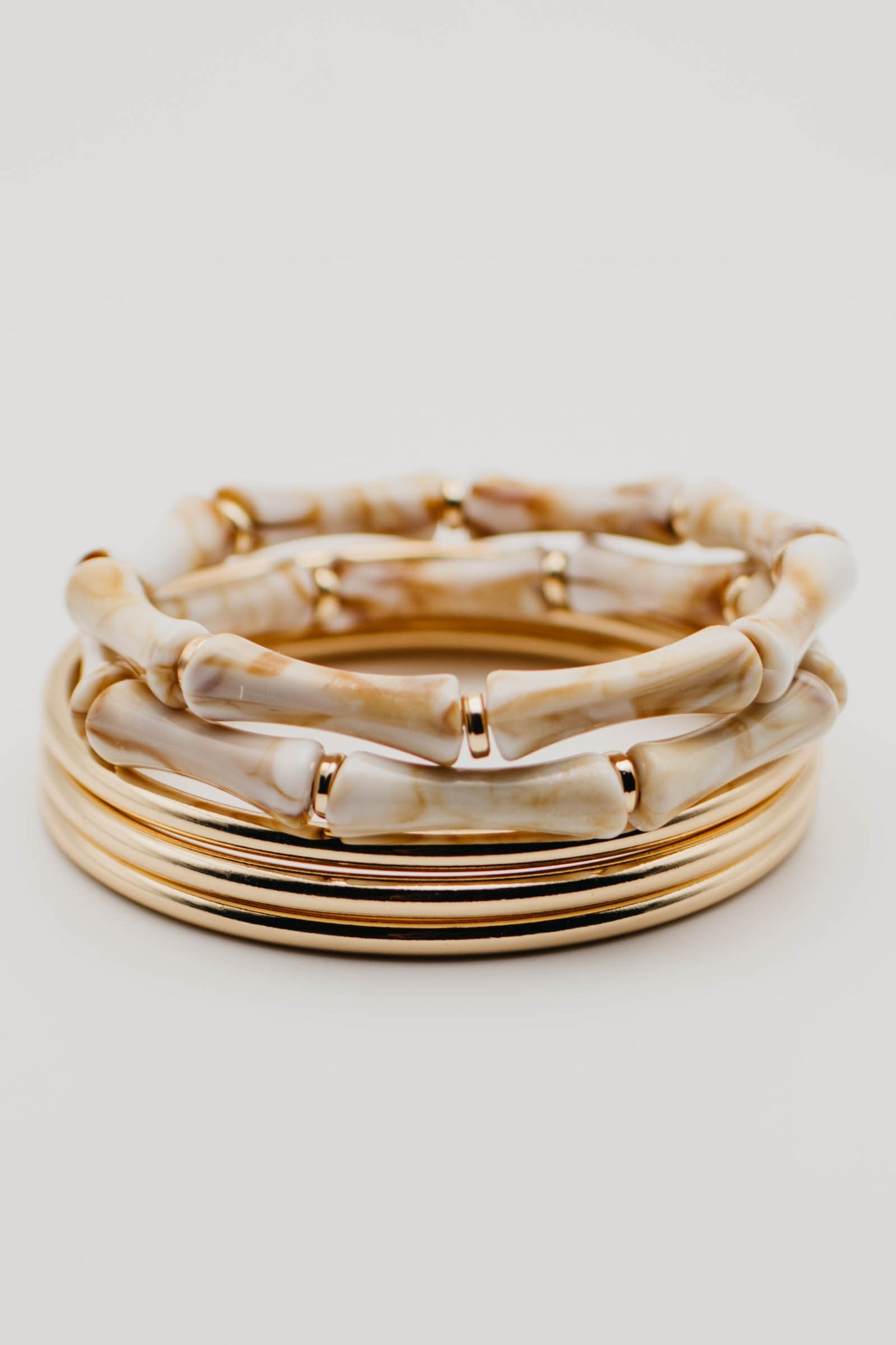 The Janessa Marble Bracelet Set