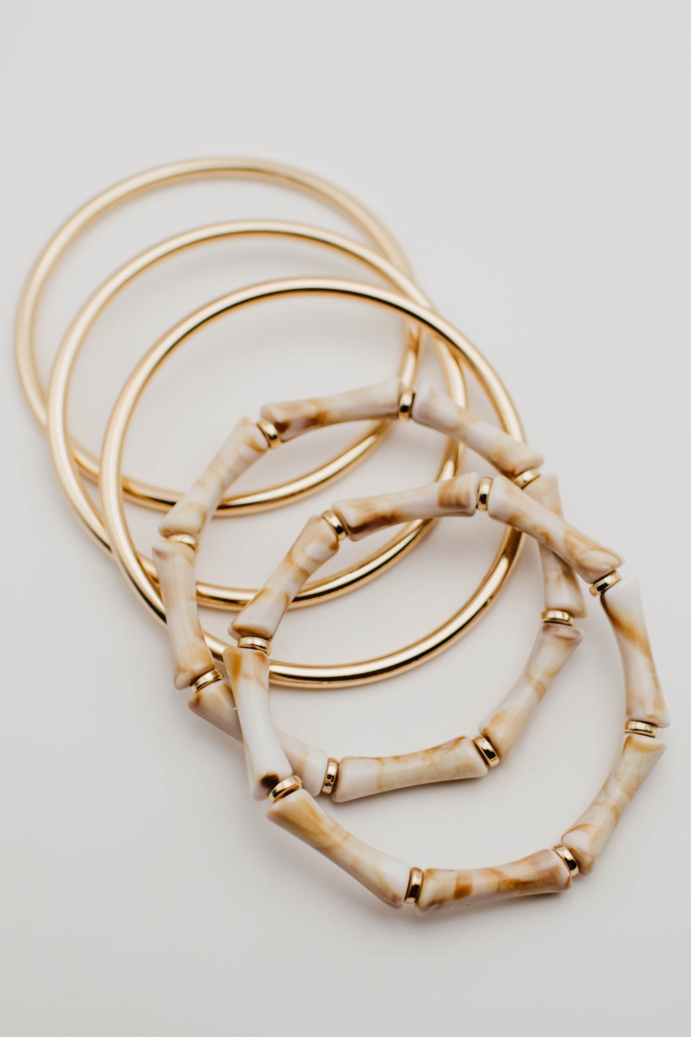 The Janessa Marble Bracelet Set