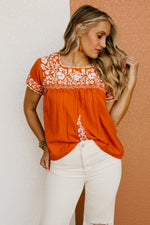 The Emberly Floral Embroidered Top