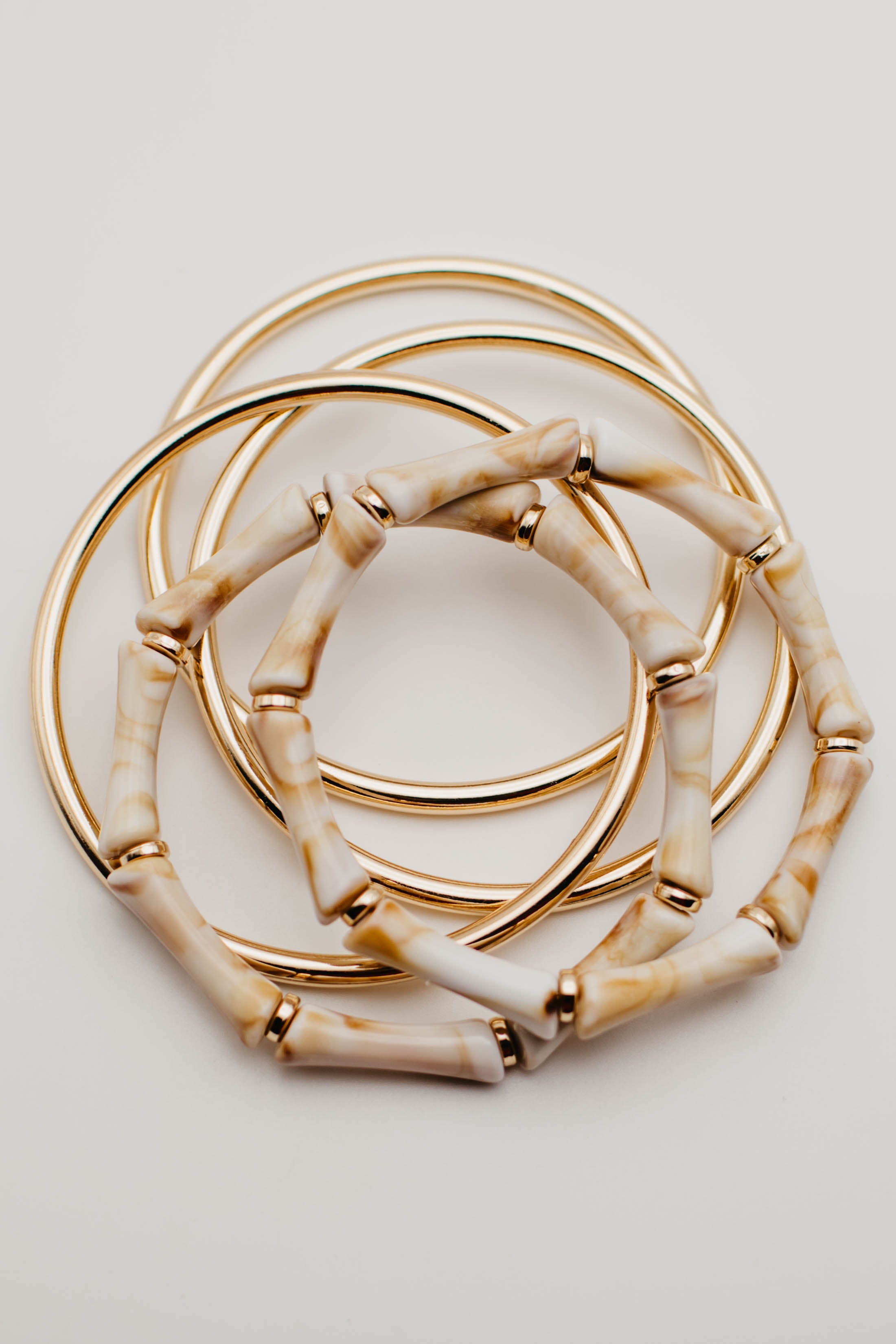 The Janessa Marble Bracelet Set
