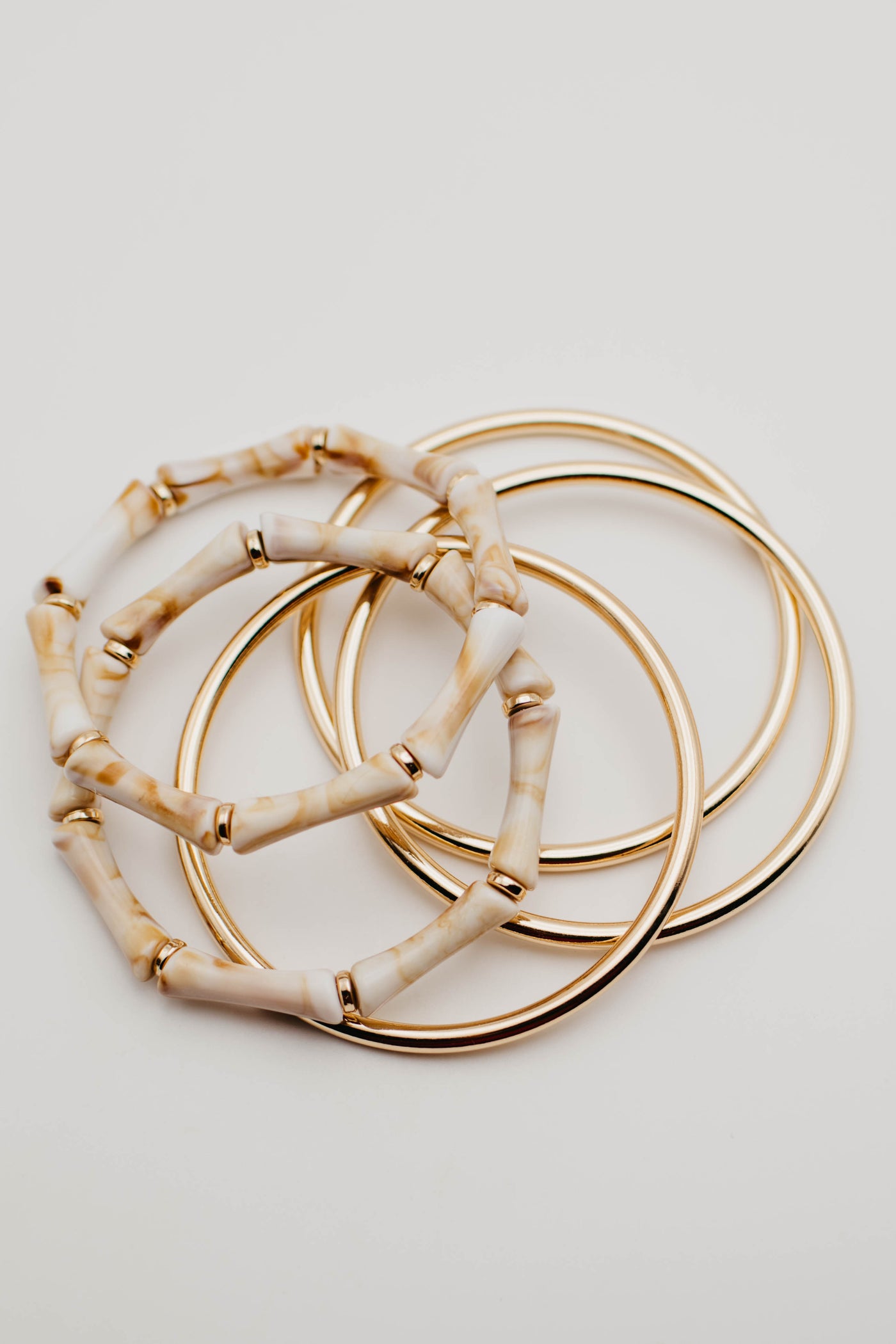 The Janessa Marble Bracelet Set