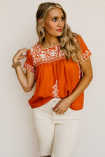 The Emberly Floral Embroidered Top