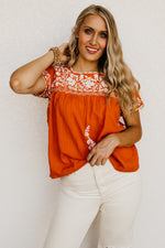 The Emberly Floral Embroidered Top