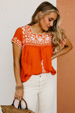The Emberly Floral Embroidered Top