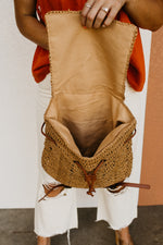 The Zuri Woven Backpack Bag