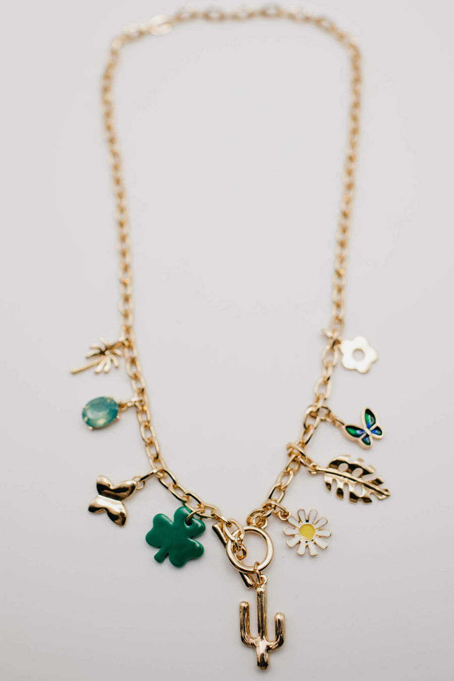 The Lucky Toggle Charm Necklace