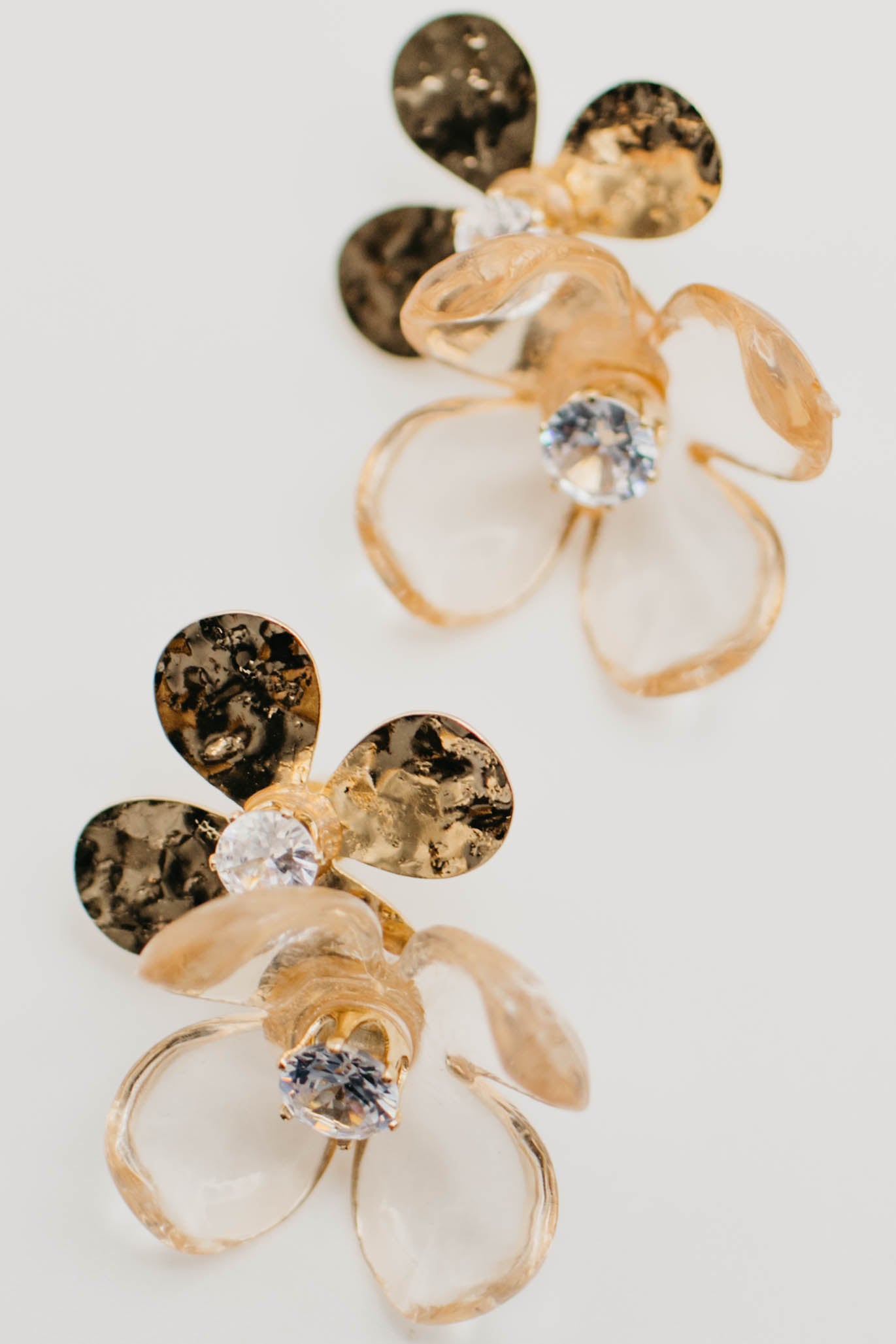 The Vada Metallic Flower Earring
