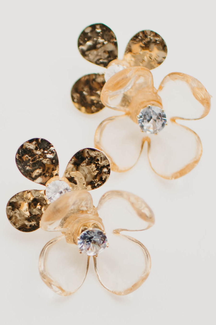 The Vada Metallic Flower Earring