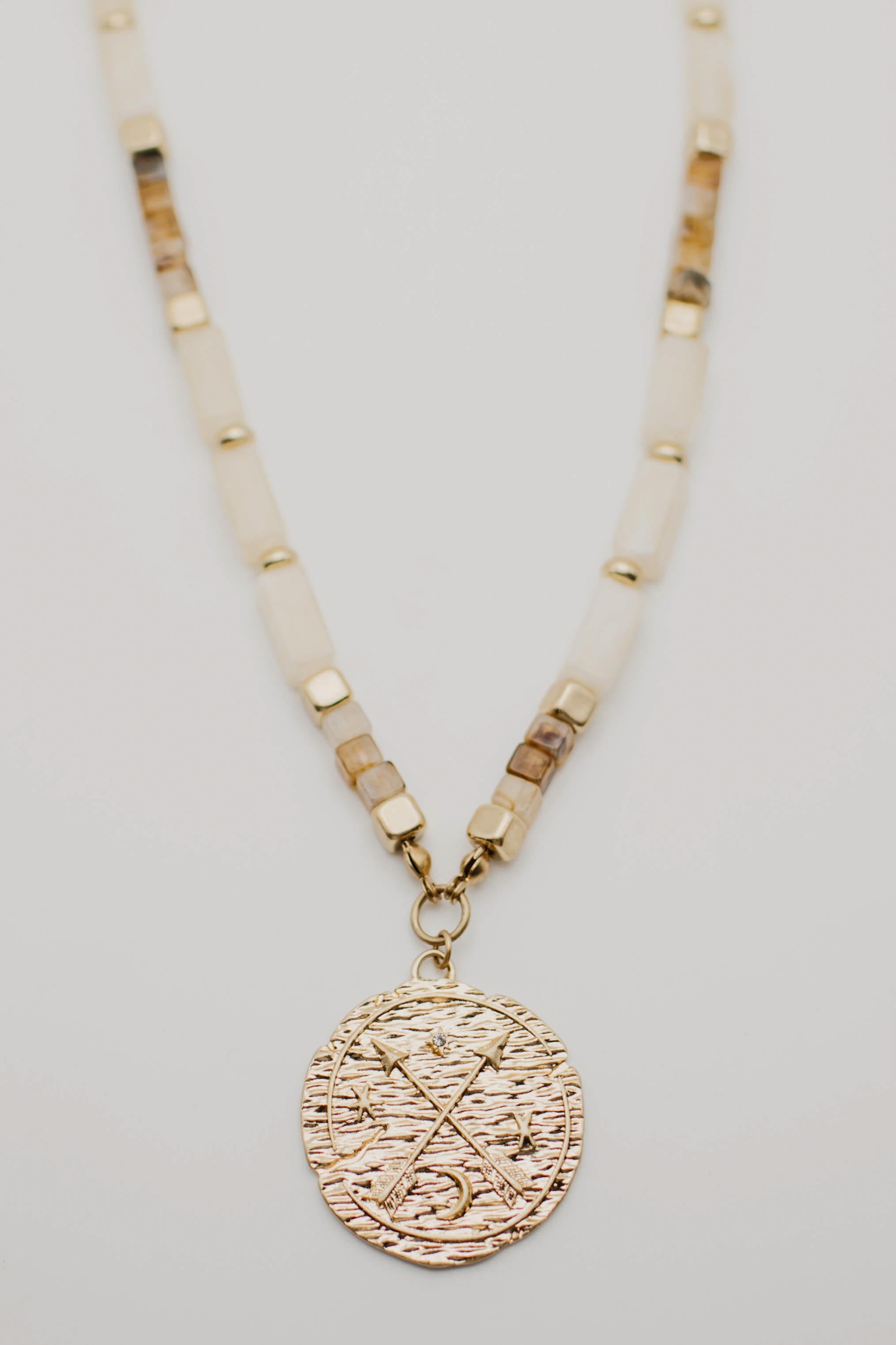 The Benson Hammered Coin Necklace