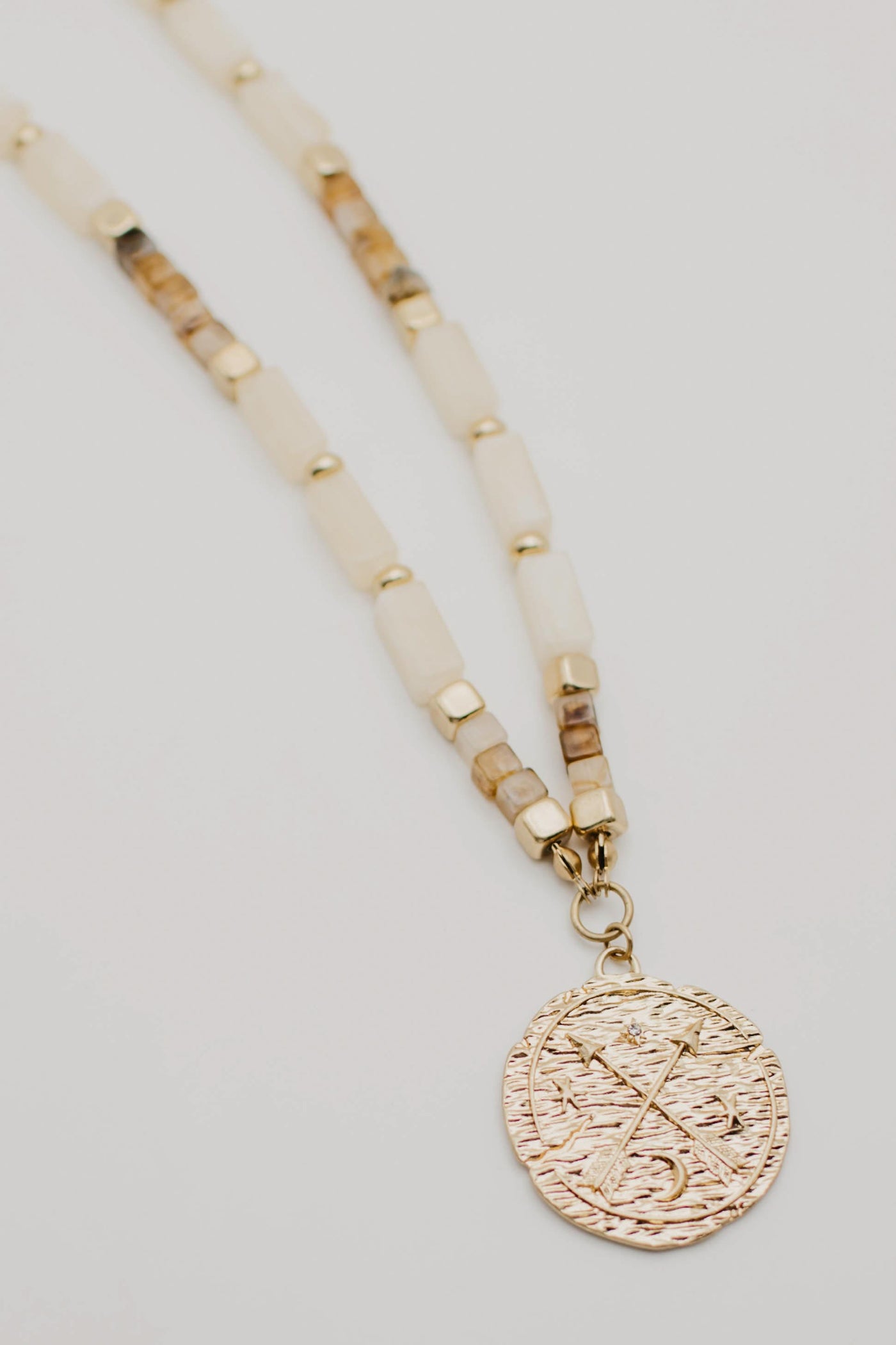 The Benson Hammered Coin Necklace