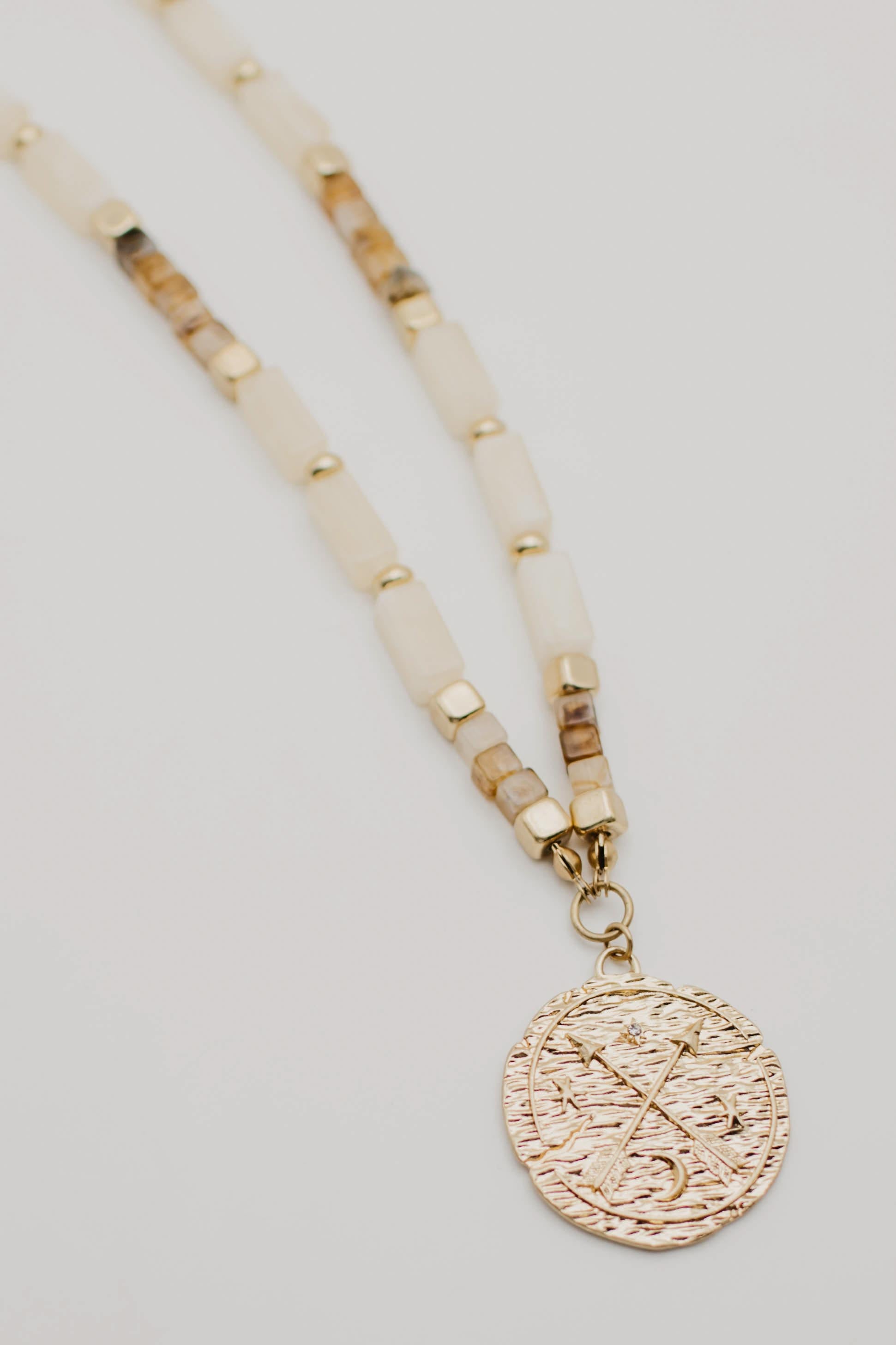 The Benson Hammered Coin Necklace