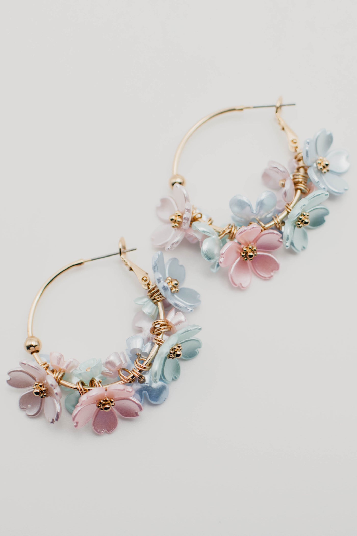 The Elodie Flower Hoop Earring