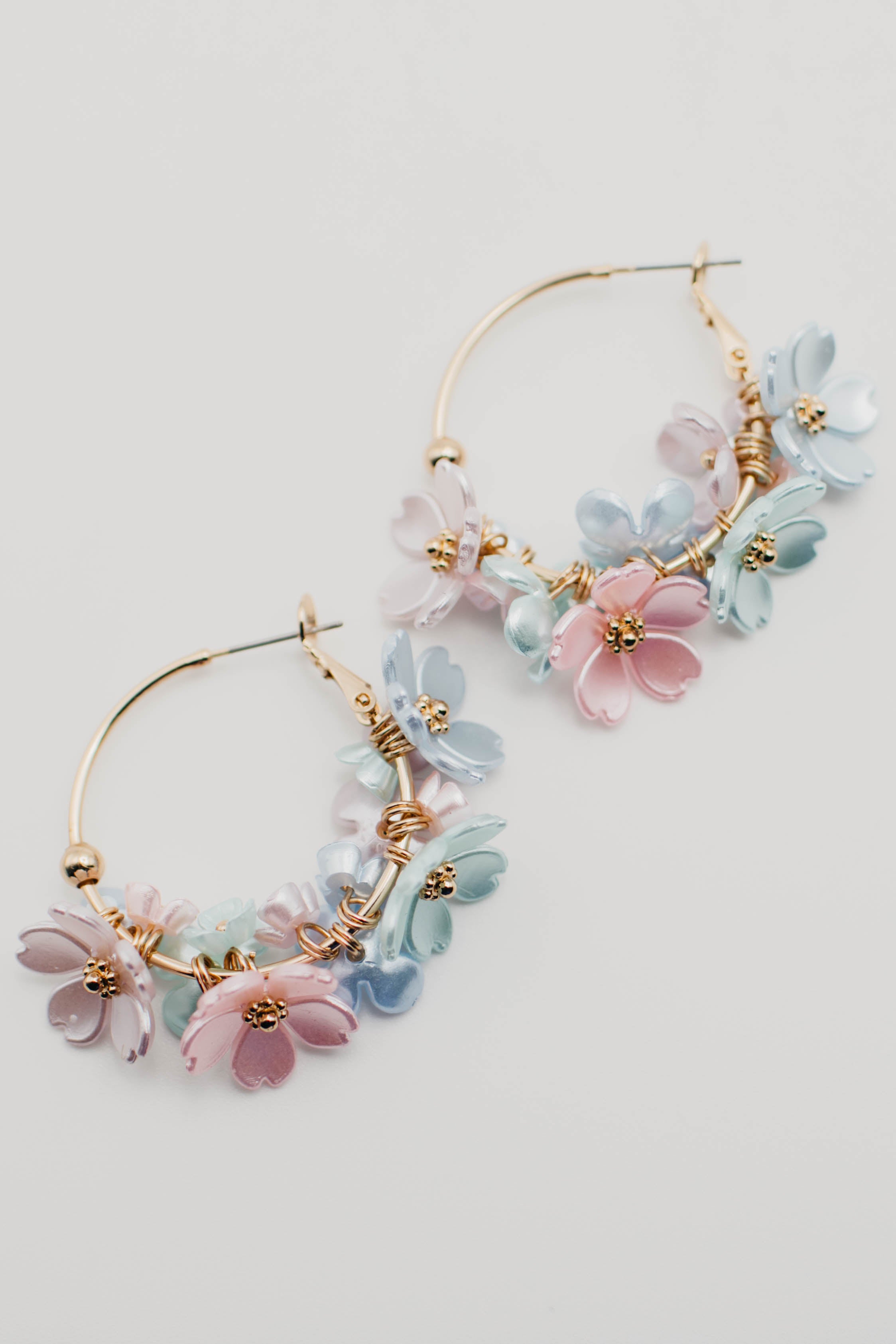 The Elodie Flower Hoop Earring