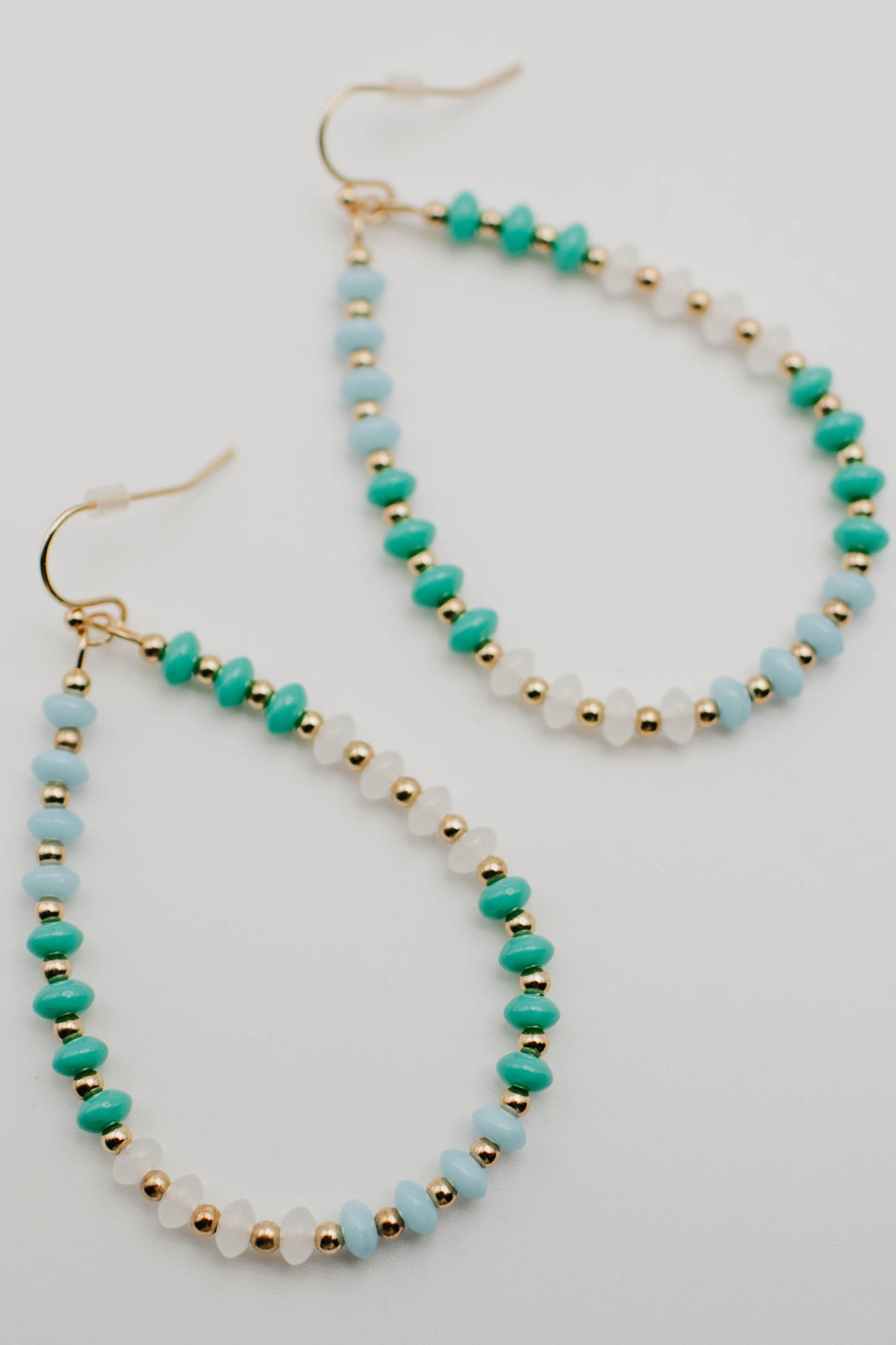 The Sadey Beaded Teardrop Earring