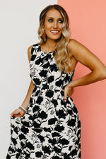 The Elianna Cut-Out Sleeveless Midi Dress