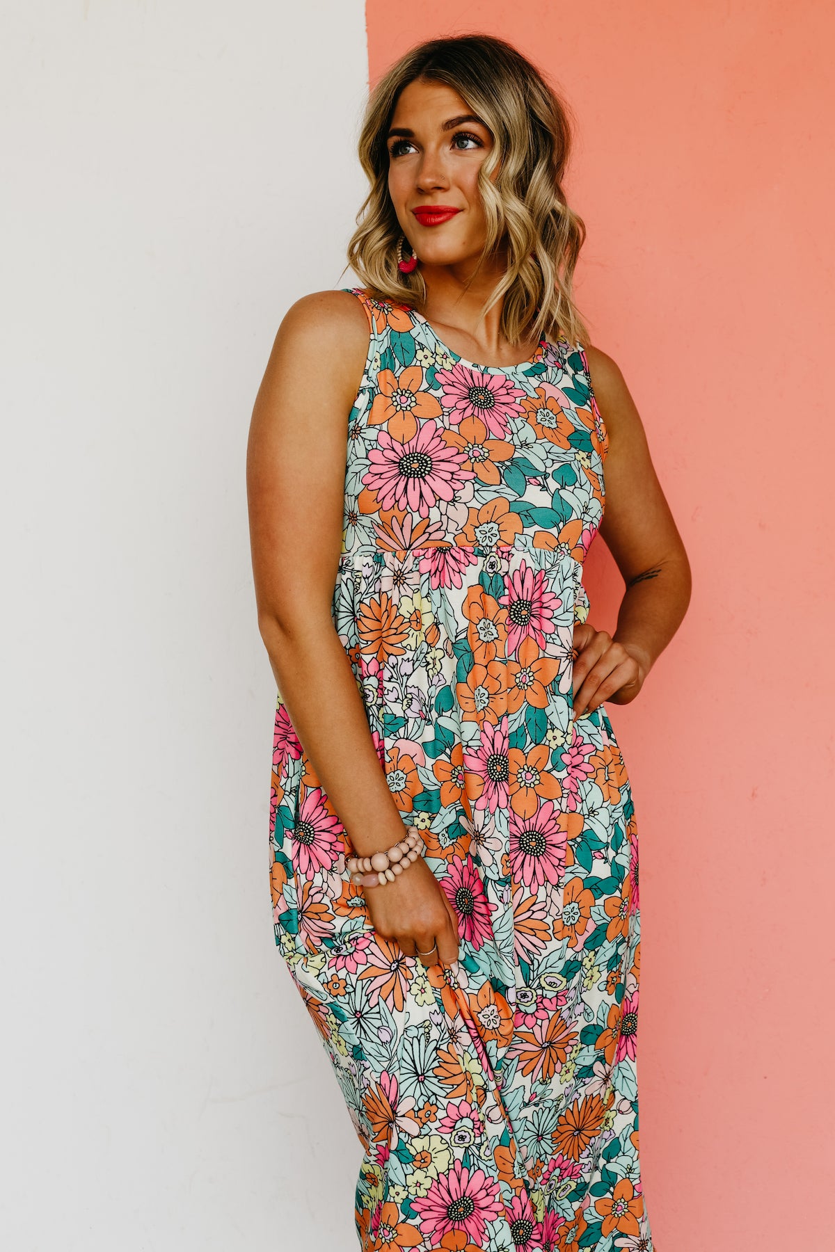 The Harley Floral Maxi Tank Dress - FINAL SALE