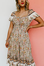 The Helen Floral Print Midi Dress - FINAL SALE