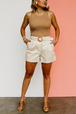 The Johan Buckled Belt Shorts - FINAL SALE