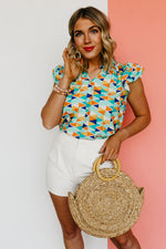 The Aylin Double Ruffle Sleeve Blouse - FINAL SALE