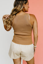 The Adelina Racerback Knit Tank Top