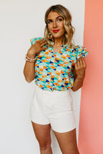 The Aylin Double Ruffle Sleeve Blouse - FINAL SALE
