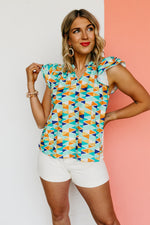 The Aylin Double Ruffle Sleeve Blouse - FINAL SALE