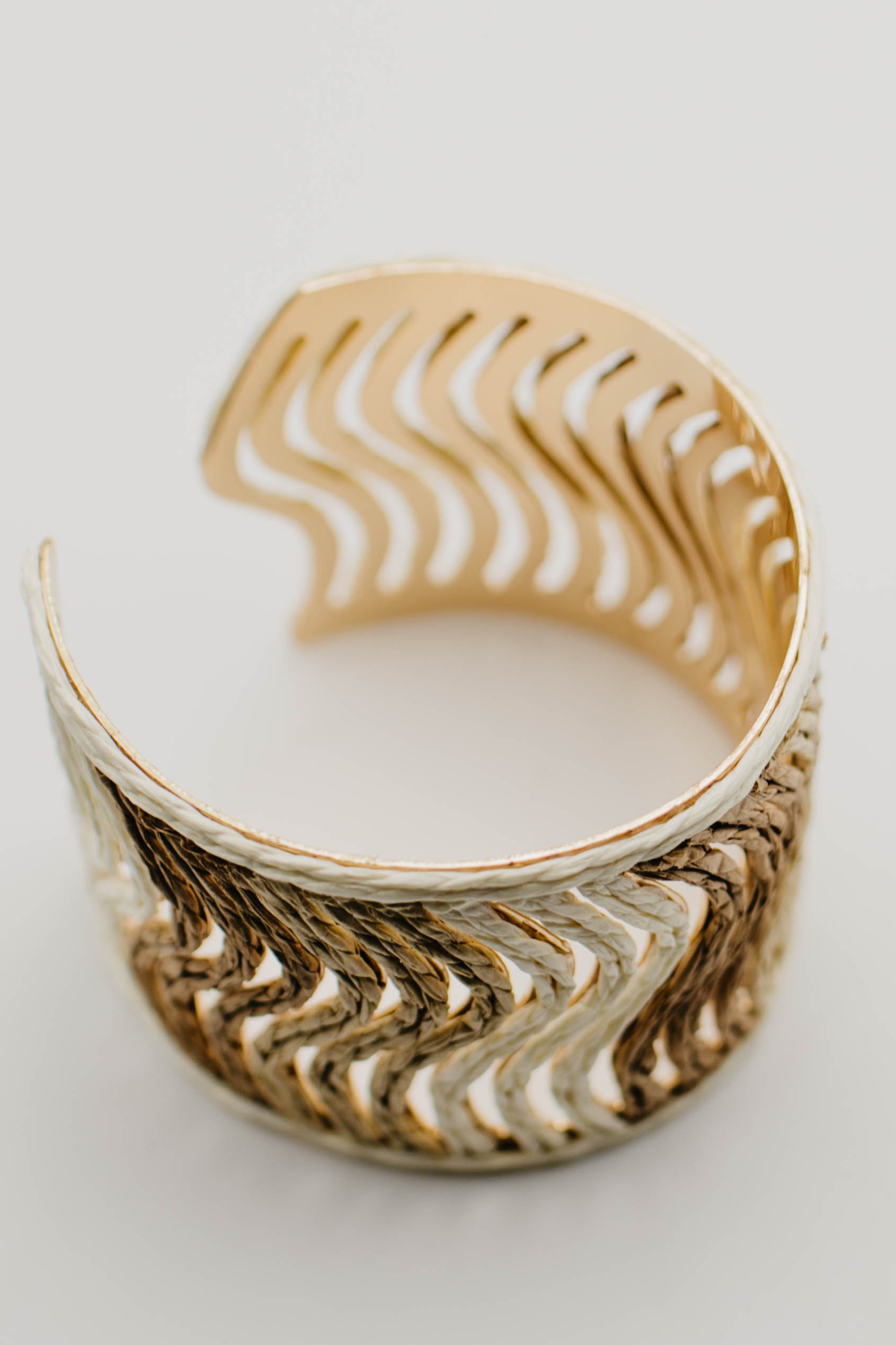 The Missy Raffia Cuff Bracelet